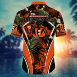 Sport-Team Cincinnati Bengals Custom Name Flower Summer Tropical Hawaiian Shirt Sport Team Aloha Shirt