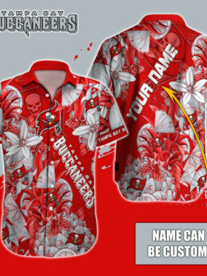Sport-Team Tampa Bay Buccaneers Custom Name Special Tropical Fruit Hawaiian Shirt Sport Team Aloha Shirt