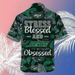 Sport-Team New York Jets Green Hawaiian Shirt Summer Aloha Shirt