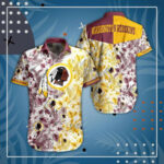 Sport-Team Washington Redskins Beach Graphic Floral Hawaiian Shirt Summer Aloha Shirt