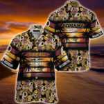 Sport-Team Washington Redskins Floral Graphic For Sports Enthusiast Hawaiian Shirt Summer Aloha Shirt