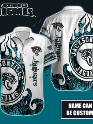 Sport-Team Jacksonville Jaguars Custom Name Realtree Hunting Hawaiian Shirt Sport Team Aloha Shirt