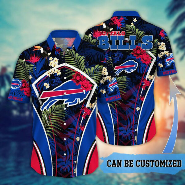 Sport-Team Buffalo Bills Custom Name Flower Summer Tropical Hawaiian Shirt Sport Team Aloha Shirt