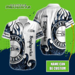 Sport-Team Seattle Seahawks Custom Name Realtree Hunting Hawaiian Shirt Sport Team Aloha Shirt