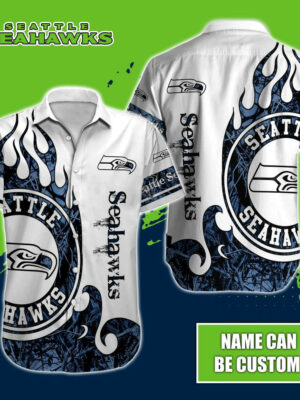 Sport-Team Seattle Seahawks Custom Name Realtree Hunting Hawaiian Shirt Sport Team Aloha Shirt