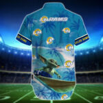 Sport-Team Los Angeles Rams Baby Yoda Style Hot Trends Summber Hawaiian Shirt Summer Aloha Shirt