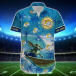 Sport-Team Los Angeles Rams Baby Yoda Style Hot Trends Summber Hawaiian Shirt Summer Aloha Shirt