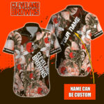Sport-Team Cleveland Browns Custom Name Special Tropical Fruit Hawaiian Shirt Sport Team Aloha Shirt
