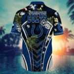 Sport-Team Indianapolis Colts Custom Name Flower Summer Tropical Hawaiian Shirt Sport Team Aloha Shirt