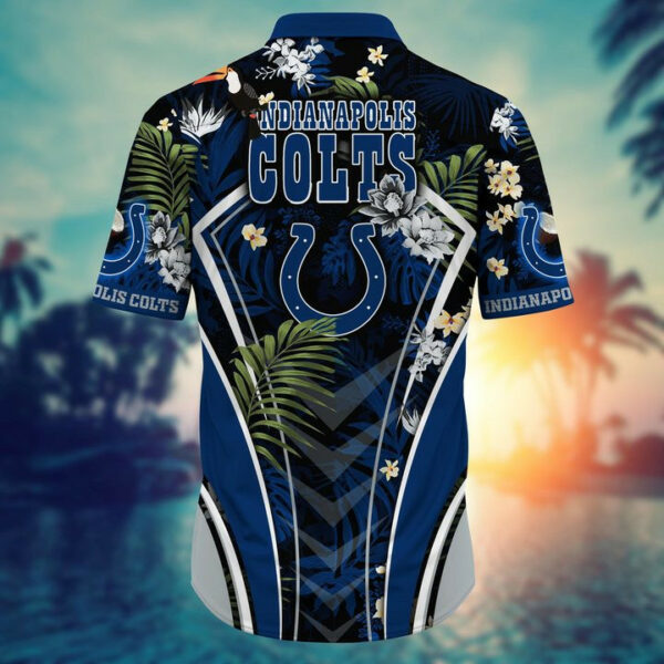 Sport-Team Indianapolis Colts Custom Name Flower Summer Tropical Hawaiian Shirt Sport Team Aloha Shirt