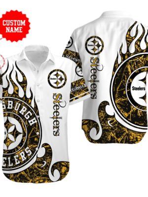 Sport-Team Pittsburgh Steelers Custom Name Realtree Hunting Hawaiian Shirt Sport Team Aloha Shirt