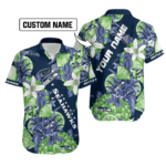 Sport-Team Seattle Seahawks Custom Name Special Tropical Fruit Hawaiian Shirt Sport Team Aloha Shirt