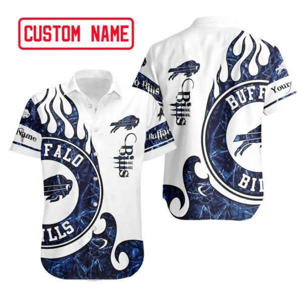Sport-Team Buffalo Bills Custom Name Realtree Hunting Hawaiian Shirt Sport Team Aloha Shirt