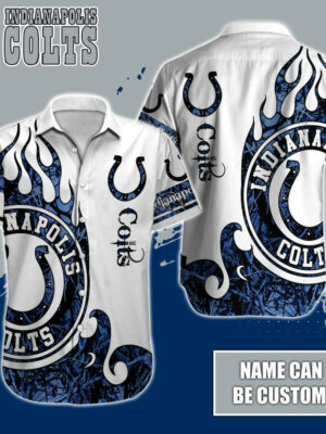 Sport-Team Indianapolis Colts Custom Name Realtree Hunting Hawaiian Shirt Sport Team Aloha Shirt