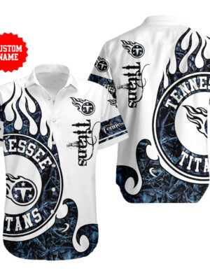 Sport-Team Tennessee Titans Custom Name Realtree Hunting Hawaiian Shirt Sport Team Aloha Shirt