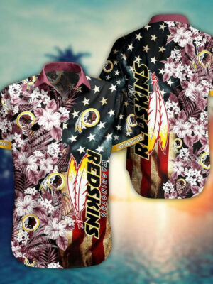 Sport-Team Washington Redskins New Trends Summer Hawaiian Shirt Summer Aloha Shirt