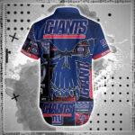 Sport-Team New York Giants Punisher Skull Navy Blue Hawaiian Shirt Summer Aloha Shirt