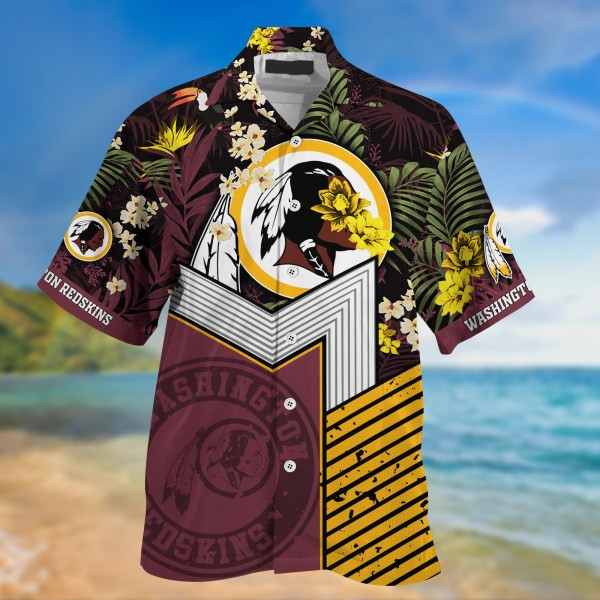 Sport-Team Washington Redskins New Collection Summer Hawaiian Shirt Summer Aloha Shirt