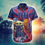 Sport-Team New York Giants Baby Yoda Hawaiian Shirt Summer Aloha Shirt