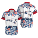 Sport-Team New England Patriots Special Floral Hawaiian Shirt Summer Aloha Shirt