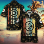 Sport-Team Pittsburgh Steelers Black Coconut Beach Special Hawaiian Shirt Summer Aloha Shirt