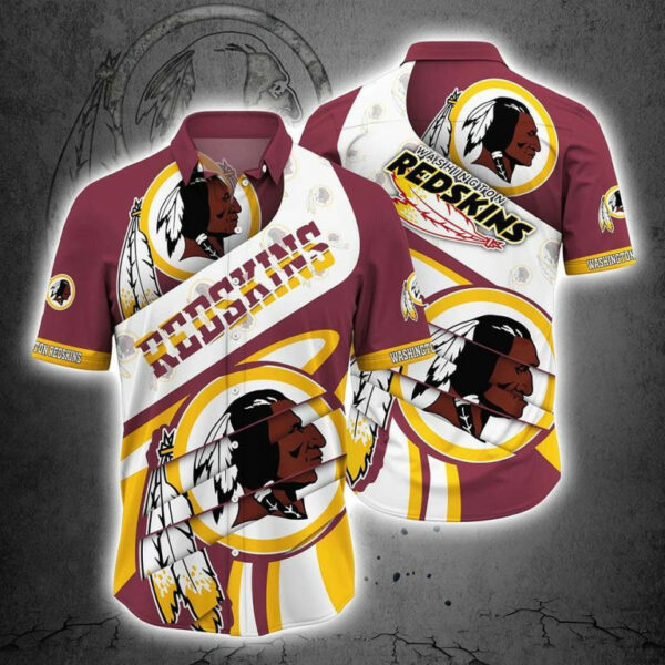 Sport-Team Washington Redskins For Sports Best Fans This Summer Hawaiian Shirt Summer Aloha Shirt