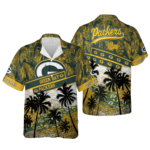 Sport-Team Green Bay Packers Coconut Tree Beach Hawaiian Shirt Summer Aloha Shirt