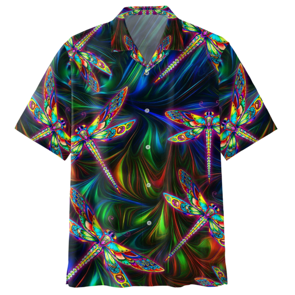 Trippy Colorful DragoSport-Teamy Psychedelic Hippie Hawaiian Shirt Summer Gifts Aloha Shirt
