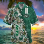 Sport-Team New York Jets Grey Green Hawaiian Shirt Summer Aloha Shirt