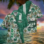 Sport-Team New York Jets Grey Green Hawaiian Shirt Summer Aloha Shirt