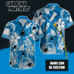 Sport-Team Carolina Panthers Custom Name Special Tropical Fruit Hawaiian Shirt Sport Team Aloha Shirt