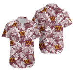 Sport-Team Washington Commanders Tropical Leafs Hawaiian Shirt Summer Aloha Shirt