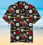 Sport-Team Pittsburgh Steelers Logos Hawaiian Shirt Summer Aloha Shirt