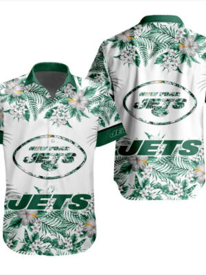 Sport-Team New York Jets Special Floral Hawaiian Shirt Summer Aloha Shirt