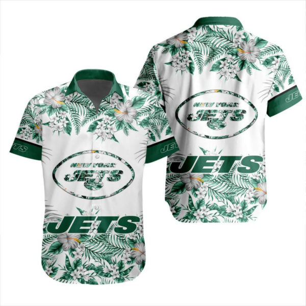 Sport-Team New York Jets Special Floral Hawaiian Shirt Summer Aloha Shirt