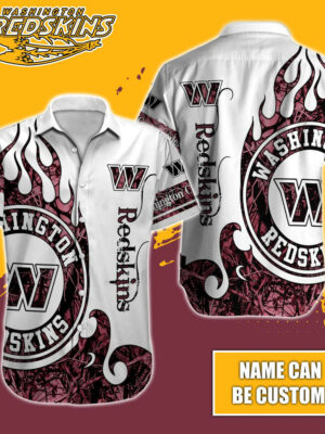 Sport-Team Washington Commanders Custom Name Special Realtree Hawaiian Shirt Sport Team Aloha Shirt