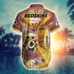 Sport-Team Washington Redskins Baby Yoda Hawaiian Shirt Summer Aloha Shirt