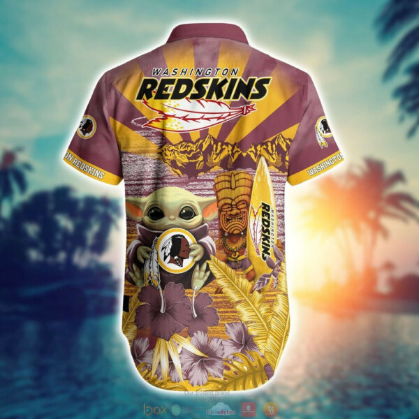 Sport-Team Washington Redskins Baby Yoda Hawaiian Shirt Summer Aloha Shirt