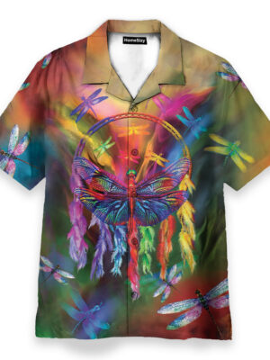 Watercolor DragoSport-Teamy And Dreamcatcher - Hawaiian Shirt Aloha Shirt for Men Women