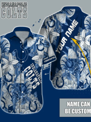 Sport-Team Indianapolis Colts Custom Name Special Tropical Fruit Hawaiian Shirt Sport Team Aloha Shirt