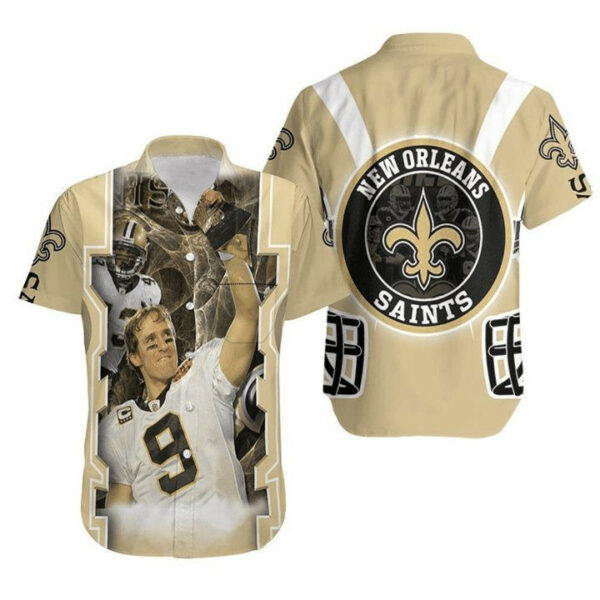 Sport-Team New Orleans Saints Legend Player 9 Hawaiian Shirt Summer Aloha Shirt