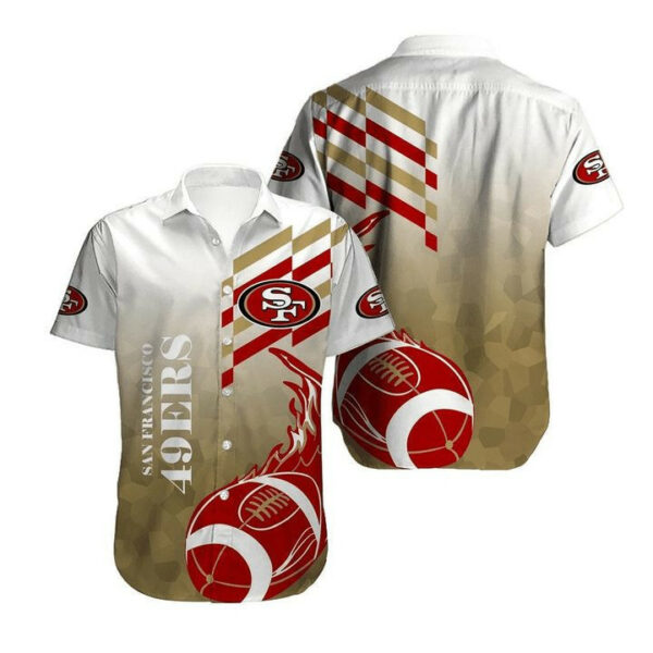 Sport-Team San Francisco 49ers Special Ball Fashion Hawaiian Shirt Summer Aloha Shirt