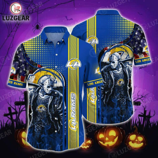 Sport-Team Los Angeles Rams Trending Best Gift For Fans Hawaiian Shirt Summer Aloha Shirt