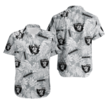 Sport-Team Las Vegas Raiders Tropical Leafs Hawaiian Shirt Summer Aloha Shirt