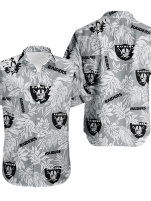 Sport-Team Las Vegas Raiders Tropical Leafs Hawaiian Shirt Summer Aloha Shirt