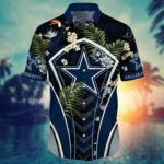 Sport-Team Dallas Cowboys Custom Name Flower Summer Tropical Hawaiian Shirt Sport Team Aloha Shirt
