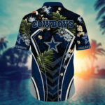 Sport-Team Dallas Cowboys Custom Name Flower Summer Tropical Hawaiian Shirt Sport Team Aloha Shirt