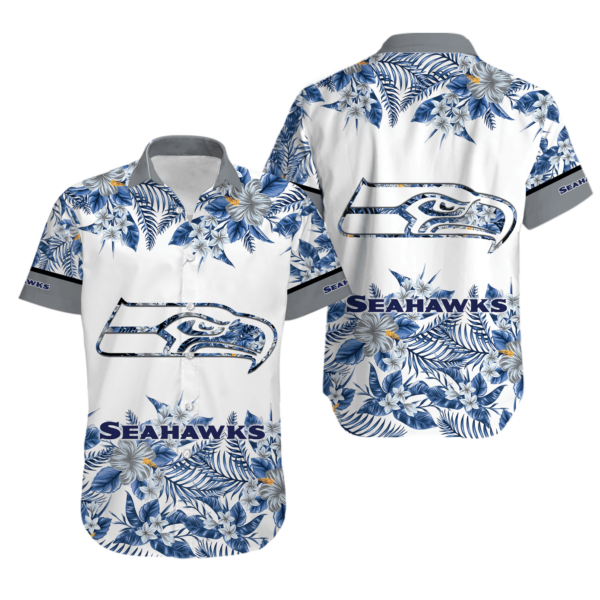 Sport-Team Seattle Seahawks Special Floral Hawaiian Shirt Summer Aloha Shirt