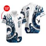Sport-Team Detroit Lions Custom Name Realtree Hunting Hawaiian Shirt Sport Team Aloha Shirt
