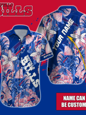 Sport-Team Buffalo Bills Custom Name Special Tropical Fruit Hawaiian Shirt Sport Team Aloha Shirt